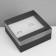 Steam for jewelry "Casket" 12 seats, 18 × 16 × 7 cm, black color