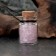 Souvenir-butter with natural stones "Pink quartz", 3 x 2 cm