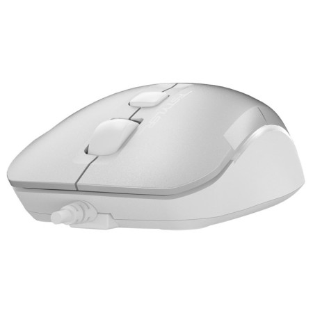 Mouse A4Tech FSTYLER FM26 silver/white optical (2000DPI) USB for a laptop (4but)-5