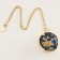 The clock is pocket, musical "Cosmos", quartz, d dial-5.9cm, chain L-36.5cm, gold