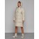 Coat insulated winter female, size 46, beige color