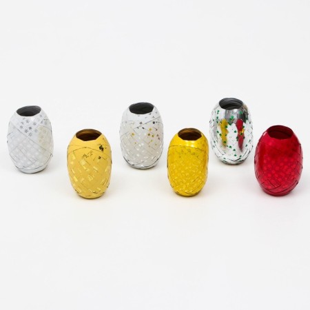 Packing tape "Happy New Year!" 0.5 cm x 10 m, Mix color