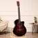 Acoustic guitar Music Life QD-H40Q-HW, Red