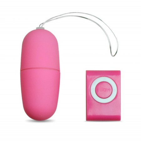 Vibroyaitzo jaga jaga, vibrator, remote control, ABS, Soft Touch, 7 x 3 cm, aaa, pink