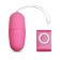 Vibroyaitzo jaga jaga, vibrator, remote control, ABS, Soft Touch, 7 x 3 cm, aaa, pink