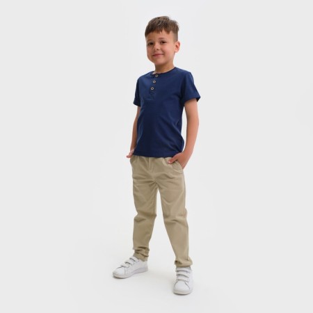 Jeans for the boy KAFTAN, size 30 (98-104 cm), beige color-4