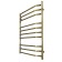 Water towel Domoterm "Laura", P10, 10 crossbars, 500 x 800 mm, bronze