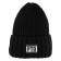 Knitted hat with lapel for a girl, size 54