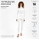 Women's thermal underwear (longshit, leggings) Minaku Milk color, river 48