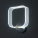 Sconces "quorum" LED 8W 3000-6000K Black 25x20x6cm