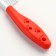 Comb "paws" with a plastic pen, 17.5 x 3 cm, red