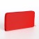 Women's wallet with lightning, red color