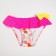 Bathing swimming trunks for girls Minaku with a bow, height 98-104 cm