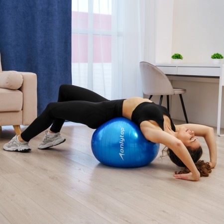 Fitball Onlytop, D = 55 cm, 600 g, Mix color-5