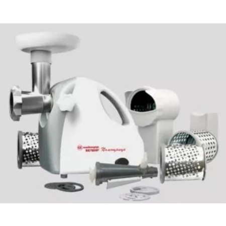 Meat grinder Electric Kam-P2U 303-02 "Assistant", reverse, 1500 watts, 9 nozzles, white color-1