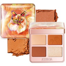 Тени для век ZeeSea Tipsy Kitty Eyeshadow Quad, тон 05, 3.5 г