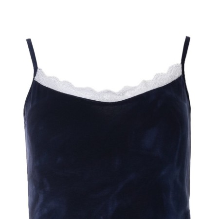 Night shirt female, dark blue color, size 46-7