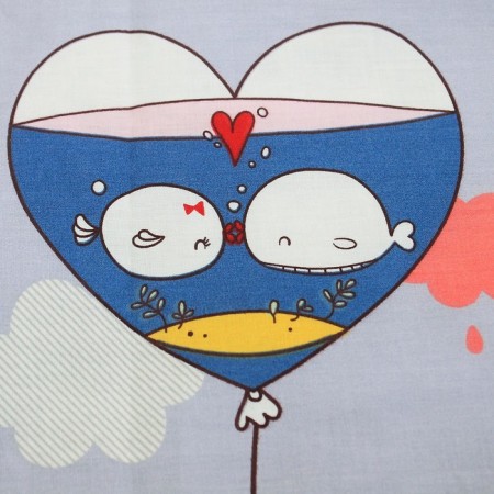 Sheet 107x140cm, Mix, Poplin 110gm, HL100%-3