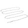 The tiery twisted zoonics chain, 2 mm, 2.5 m with carbine