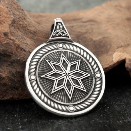 Slavic amulet "Alatyr", 12 g, 39x30 mm