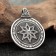 Slavic amulet "Alatyr", 12 g, 39x30 mm