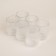 A set of glasses 6 pcs "Modern" 260 ml, 7.5x9.5 cm, round bottom, the color is transparent