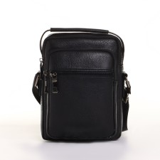 Male bag, black color