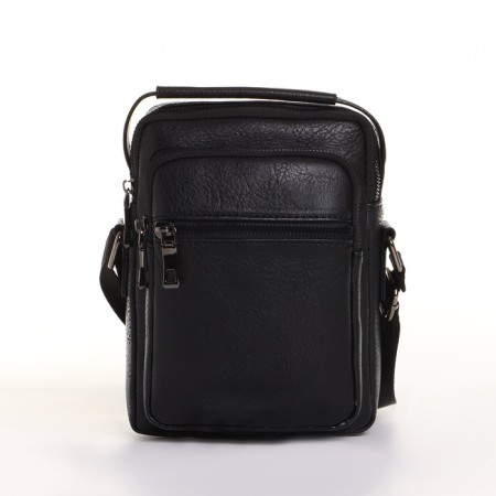 Male bag, black color