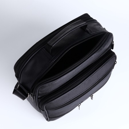 Male bag, black color-5