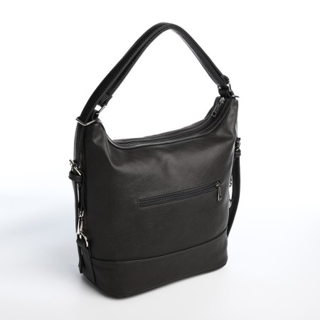 Women's bag with lightning, gray color-3
