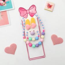 The kit of children's “chosen” 5 items: 2 hairpins, beads, bracelet, ring, heart, color