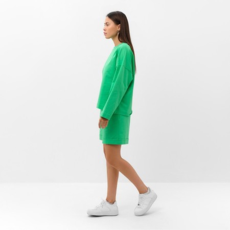 Women's costume (sweatshirt and shorts) Mist, p. 40-42, green-1