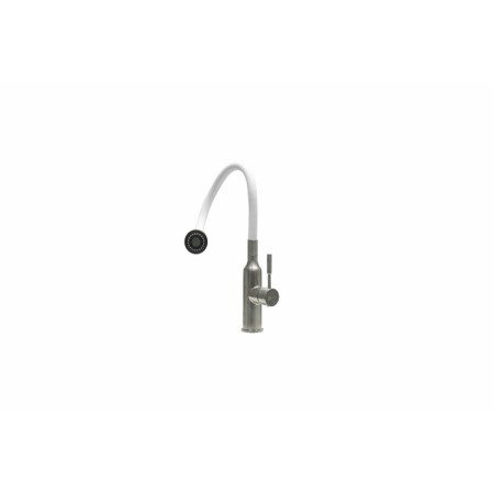 LEMARK LM5082S-WHITE kitchen mixer, single-leaf, flexible spout, 2 functions, white-2