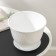 Flower pot with the pallet "Corsica", 1.8 l, d = 17, white color