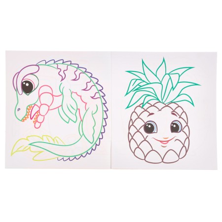 Coloring "from a raccoon", with colored contours-3
