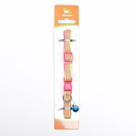 Nylon's collar "Wave", 33 x 1 cm, Mix flowers-7
