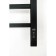 Electric towel Grois Alex, 400x600 mm, 6 crossbars, lower, black