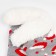Women's socks with fur inside "New Year's caps", gray color, size 23-25 ​​(36-40)