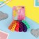 Hair elastic band "Tender" (set of 6 pcs) peas, mix