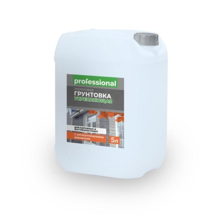 The primer strengthens with an antiseptic for external and internal work, 5 liters
