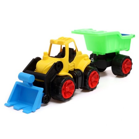 Tractor "Special Technics", with a trailer, mix