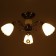 Economic chandelier "Ajakucho" 3x40W E27 Anthracite
