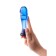 Sexus Glass anal phalloimitator, glass, blue color, 13 cm