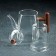 Glass tens of tenshini, 650 ml, 18 × 9.5 × 14 cm, glass sieve