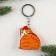 Browth -jacket anti -stress New Year's “Cat - New Year”, for the New Year, 2B1, 4.6 x 7 cm.