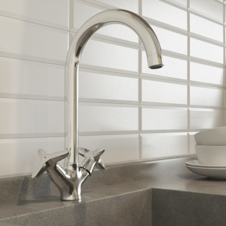 Kitchen mixer IDDIS Copter Copsbj0i05, two -talent, chrome-8