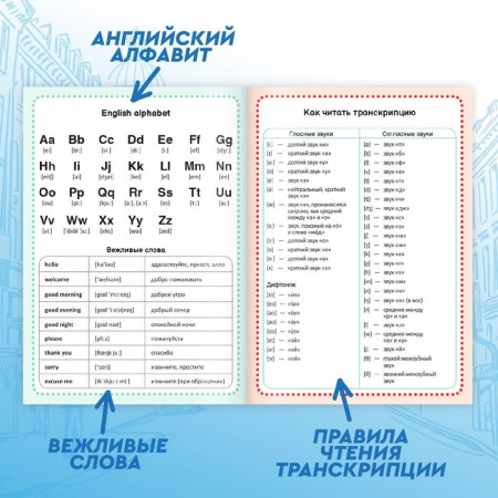 Dictionary for recording English words English Notebook. "Cat", 52 p.-2