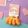 Hair elastic band "Mahrushka Assorted" (set 4 pcs) style, 4 cm, mix