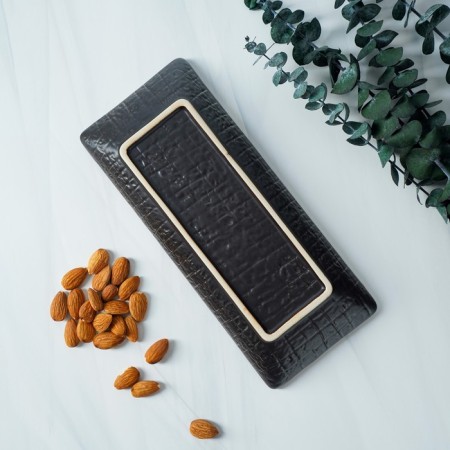 Ceramic rectangular "Tallula", 23.5 × 10 × 3 cm, blue color-4