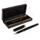 Handle Gift ball in the leatherette case, black body with gold